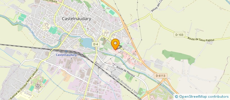 localisation de l'entreprise MADAME CLAUDIA BEICU  CASTELNAUDARY