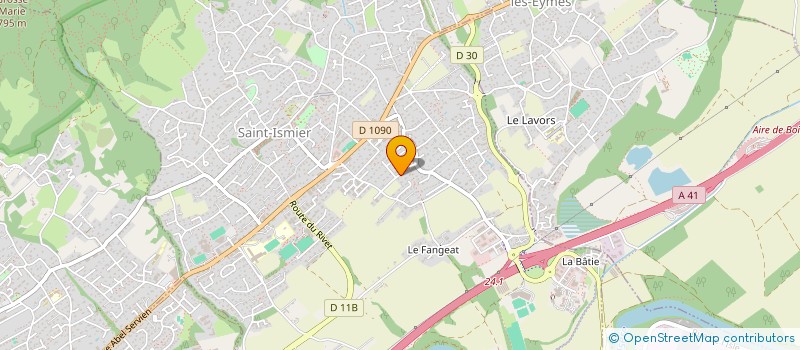 localisation de l'entreprise MADAME CLAUDIA BELTRAN  SAINT-ISMIER