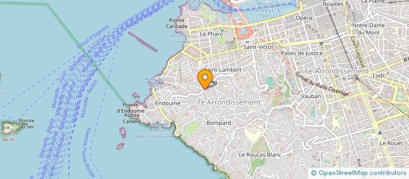 localisation de l'entreprise MADAME CLAUDIA BOLOGNESI à MARSEILLE