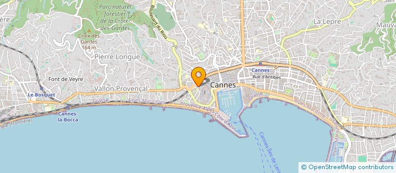 localisation de l'entreprise MADAME CLAUDIA BORBON  CANNES