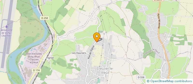 localisation de l'entreprise MADAME CLAUDIA CABARCAS à CREUZIER-LE-VIEUX