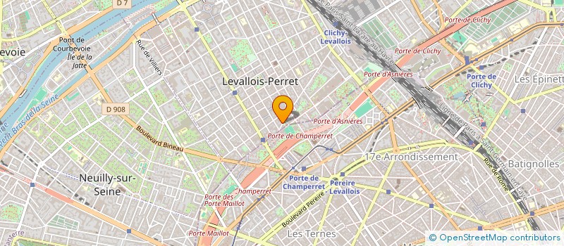 localisation de l'entreprise MADAME CLAUDIA CALADO DO ANDRE à LEVALLOIS-PERRET