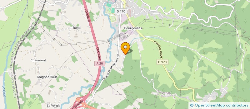 localisation de l'entreprise MADAME CLAUDIA CALME  DONZENAC