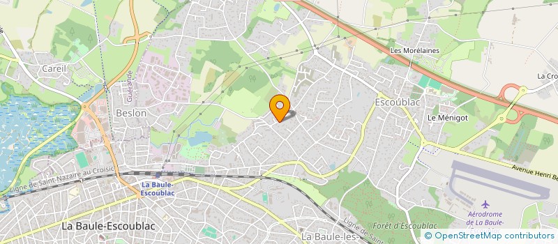 localisation de l'entreprise MADAME CLAUDIA CARRILLO PEREIRA  LA BAULE-ESCOUBLAC