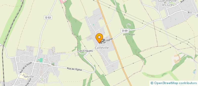 localisation de l'entreprise MADAME CLAUDIA CASTRO  CAILLEVILLE