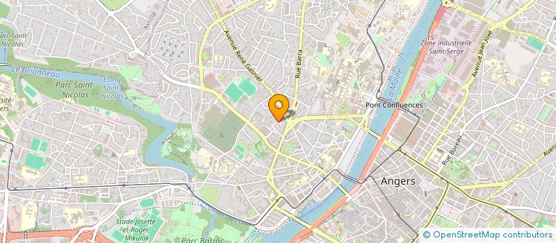 localisation de l'entreprise MADAME CLAUDIA CERIANI à ANGERS