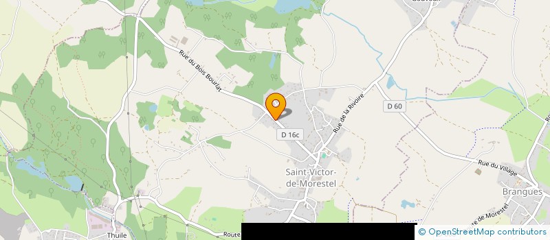 localisation de l'entreprise MADAME CLAUDIA CEZARCZYK  SAINT-VICTOR-DE-MORESTEL