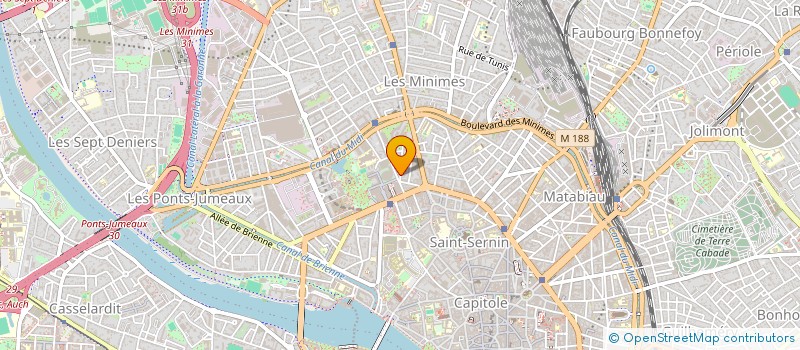localisation de l'entreprise MADAME CLAUDIA CHAFFRAIX à TOULOUSE
