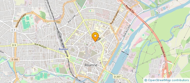 localisation de l'entreprise MADAME CLAUDIA CHAVANNE  ROANNE