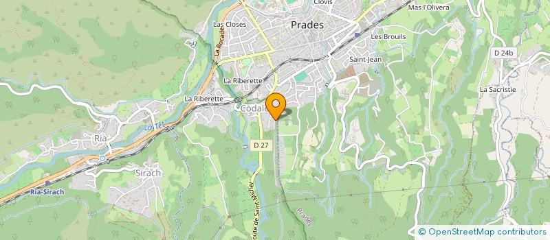 localisation de l'entreprise MADAME CLAUDIA CONTICELLO  CODALET