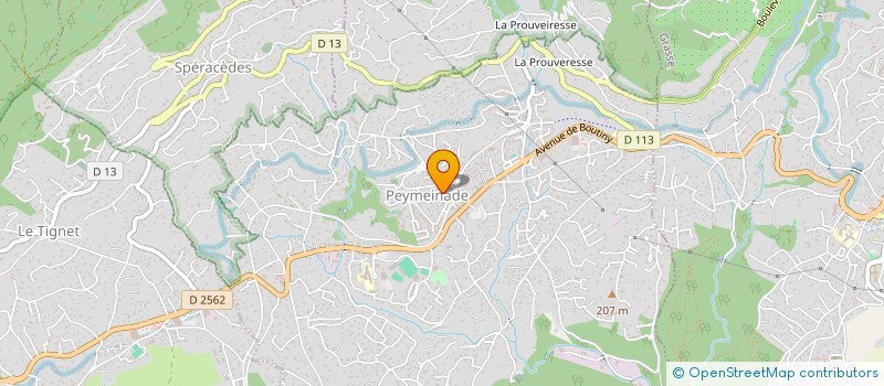 localisation de l'entreprise MADAME CLAUDIA CORALIE  PEYMEINADE