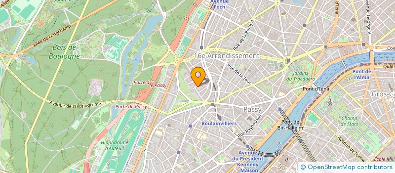 localisation de l'entreprise MADAME CLAUDIA CORREIA PEREIRA  PARIS