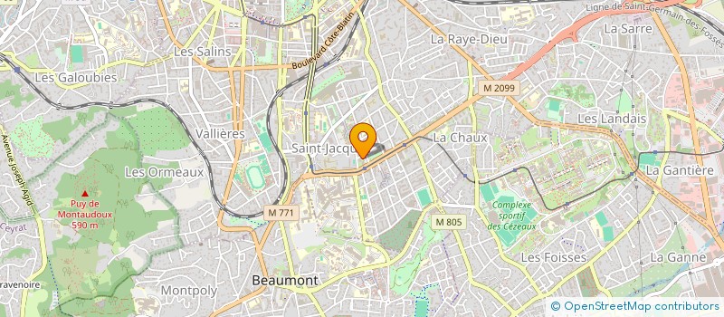 localisation de l'entreprise MADAME CLAUDIA CORTEZ DA COSTA  CLERMONT-FERRAND