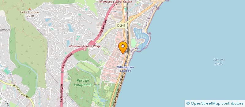 localisation de l'entreprise MADAME CLAUDIA COTAC à VILLENEUVE-LOUBET