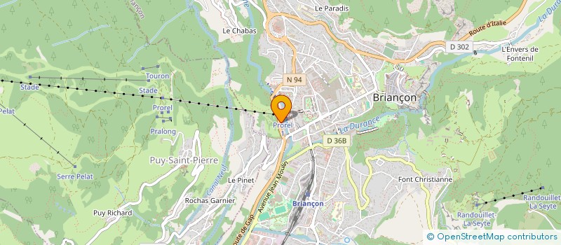 localisation de l'entreprise MADAME CLAUDIA D'ADAMO à BRIANCON
