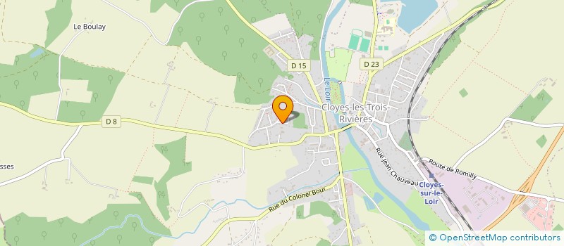 localisation de l'entreprise MADAME CLAUDIA DAMOUR à CLOYES-LES-TROIS-RIVIERES