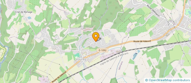 localisation de l'entreprise MADAME CLAUDIA DAVOUST  TULLINS