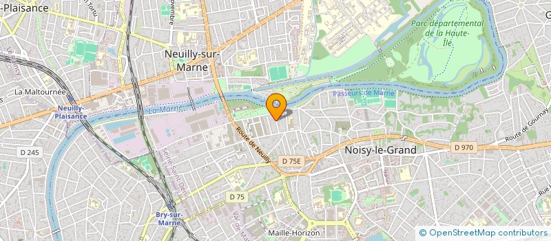 localisation de l'entreprise MADAME CLAUDIA DE BRITO PINTO à NOISY-LE-GRAND