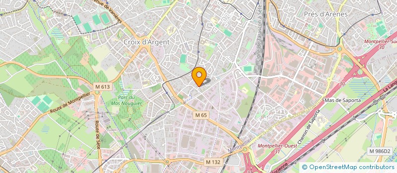 localisation de l'entreprise MADAME CLAUDIA DENIS à MONTPELLIER