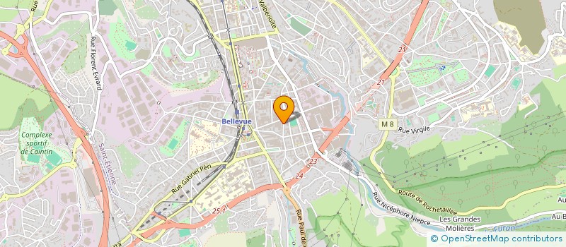 localisation de l'entreprise MADAME CLAUDIA DESIREE MIKOUNGUI IYANGUI à SAINT-ETIENNE