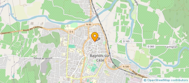 localisation de l'entreprise MADAME CLAUDIA DI DONFRANCESCO à BAGNOLS-SUR-CEZE