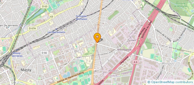 localisation de l'entreprise MADAME CLAUDIA DI REZZE à ANTONY