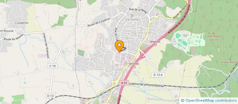 localisation de l'entreprise MADAME CLAUDIA DONGRAZI  VENELLES