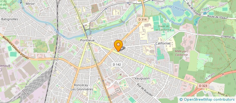 localisation de l'entreprise MADAME CLAUDIA DOS SANTOS  LE MANS