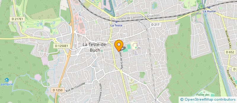 localisation de l'entreprise MADAME CLAUDIA DOS SANTOS à LA TESTE-DE-BUCH