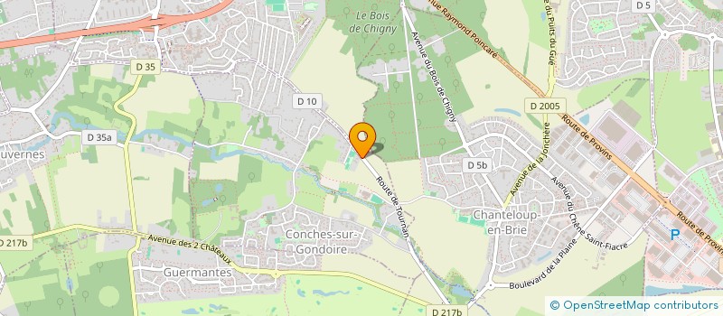 localisation de l'entreprise MADAME CLAUDIA DUBOIS  CONCHES-SUR-GONDOIRE