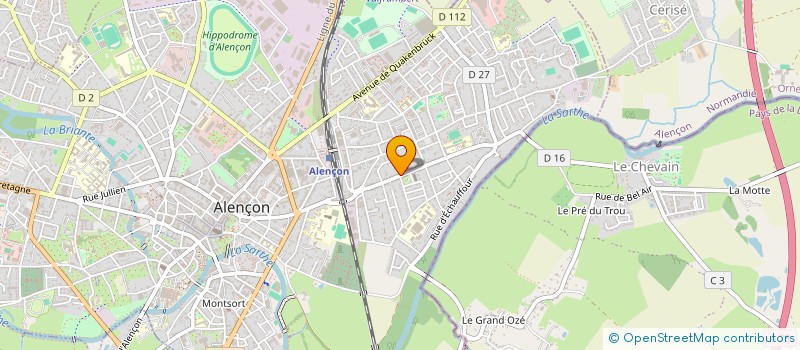 localisation de l'entreprise MADAME CLAUDIA DUFOUR à ALENCON