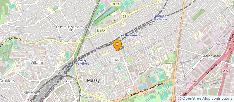 localisation de l'entreprise MADAME CLAUDIA DURAND à ANTONY