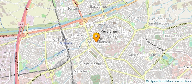 localisation de l'entreprise MADAME CLAUDIA EGGERS  PERPIGNAN