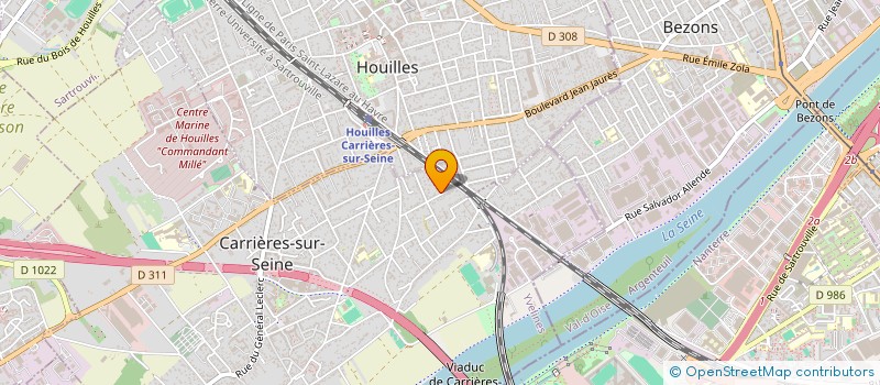 localisation de l'entreprise MADAME CLAUDIA ESCUDERO  CARRIERES-SUR-SEINE