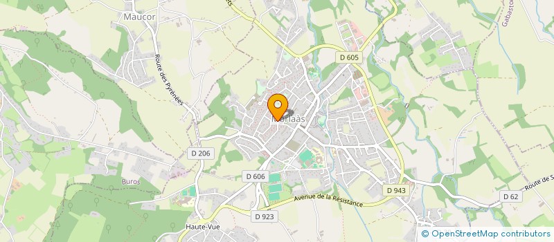 localisation de l'entreprise MADAME CLAUDIA ETCHEGOYHEN  MORLAAS