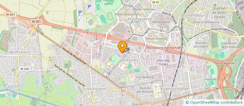localisation de l'entreprise MADAME CLAUDIA FLORENTINA LACATUS à STRASBOURG