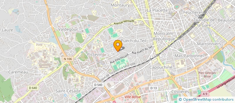 localisation de l'entreprise MADAME CLAUDIA FOURNIER  NIMES