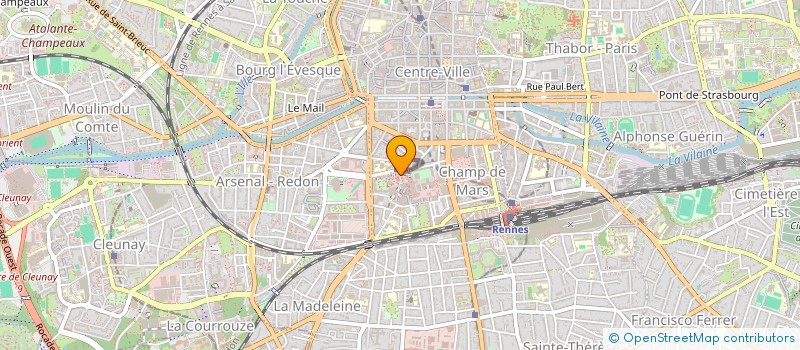 localisation de l'entreprise MADAME CLAUDIA-FREDERIQUE RINTZLER  RENNES