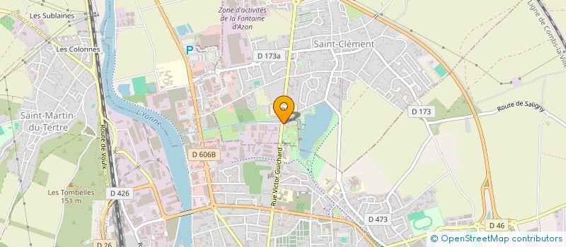 localisation de l'entreprise MADAME CLAUDIA FRIGERIO  SAINT-CLEMENT