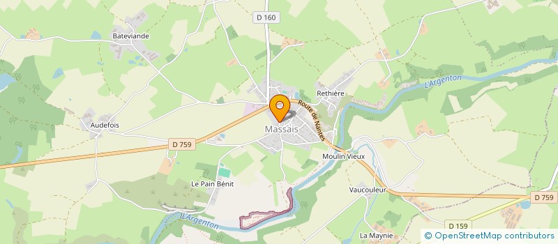 localisation de l'entreprise MADAME CLAUDIA GAGNARD à VAL EN VIGNES
