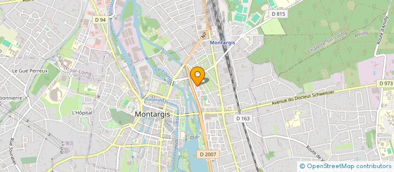 localisation de l'entreprise MADAME CLAUDIA GARACCI à MONTARGIS