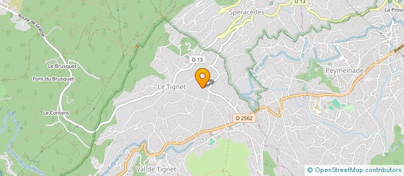 localisation de l'entreprise MADAME CLAUDIA GARCIA DE SOLA à LE TIGNET