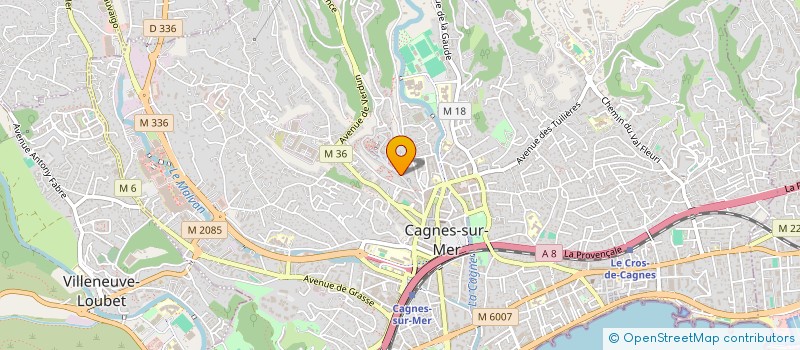 localisation de l'entreprise MADAME CLAUDIA GATEAU à CAGNES-SUR-MER
