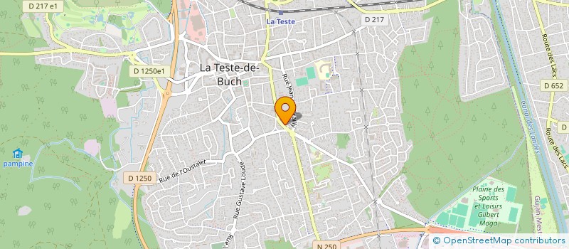 localisation de l'entreprise MADAME CLAUDIA GIANNETTO à LA TESTE DE BUCH