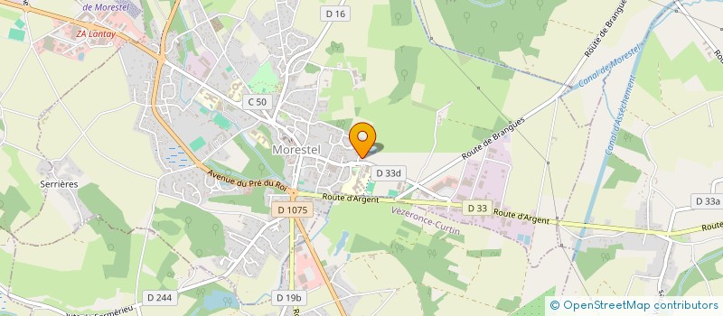 localisation de l'entreprise MADAME CLAUDIA GOLLY  MORESTEL