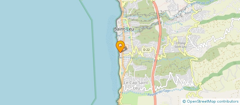 localisation de l'entreprise MADAME CLAUDIA GONCALVES CAIRES FERNANDES  SAINT-LEU