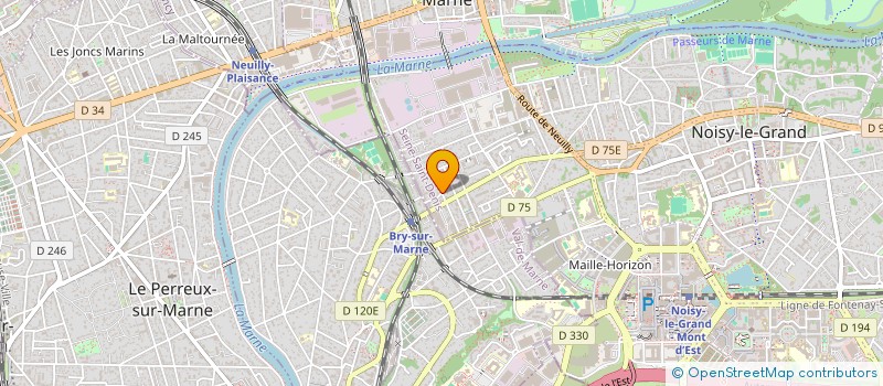 localisation de l'entreprise MADAME CLAUDIA GOTTSCHALK  NOISY-LE-GRAND