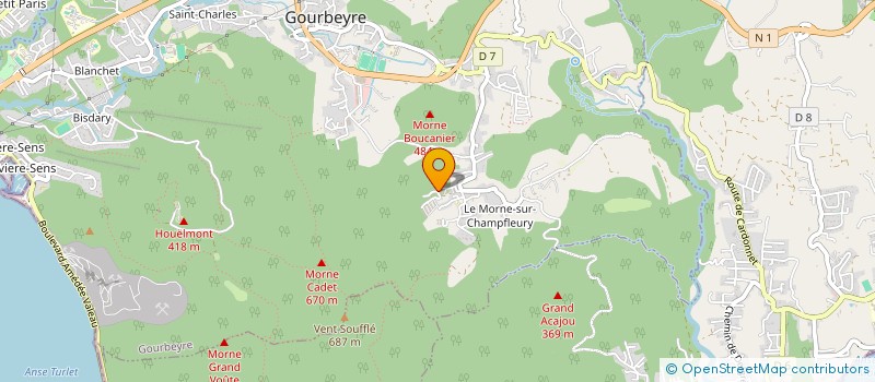 localisation de l'entreprise MADAME CLAUDIA GOUA à GOURBEYRE