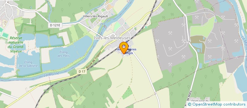 localisation de l'entreprise MADAME CLAUDIA-GRACE M'BOUYOU OVOUNDA  ISLES-LES-MELDEUSES