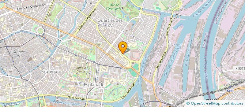 localisation de l'entreprise MADAME CLAUDIA GRACIA BELLO  STRASBOURG